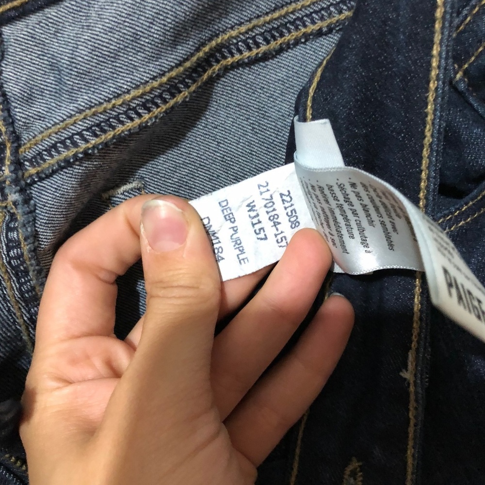 Paige Kylie Crop Jeans in Deep Purple Wash Size 26 - Picture 4 of 7